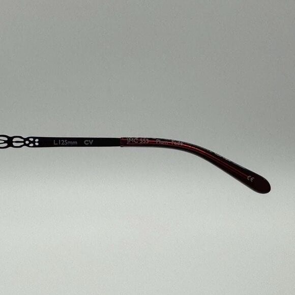 NOS Vintage Y2K Designer Sunglasses | Jessica McClintock | Plum Fade Plastic main image 4
